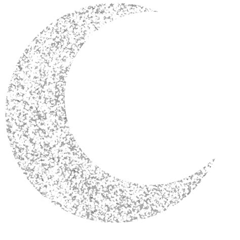 Glitter Crescent Moon Png Png Vector Psd And Clipart With