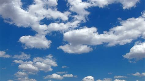 Timelapse Of Clouds And Blue Sky Stock Footage Video