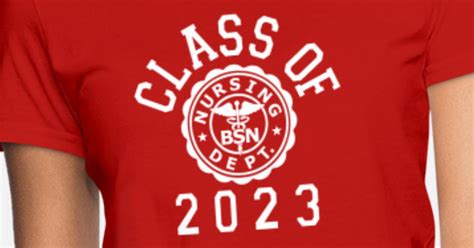Class Of 2023 Bsn Womens T Shirt Spreadshirt