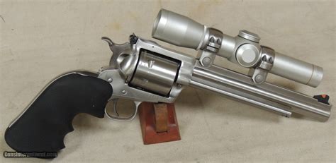 Ruger Super Blackhawk Hunter 44 Magnum Stainless Revolver And Leupold