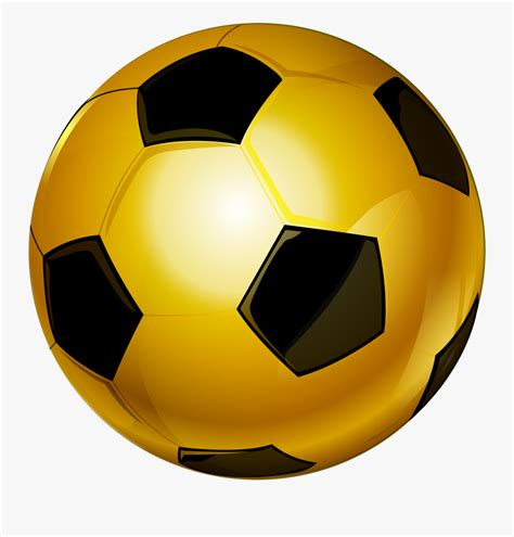 Gold Soccer Ball Png Clip Art Image Free Transparent Clipart Clipartkey