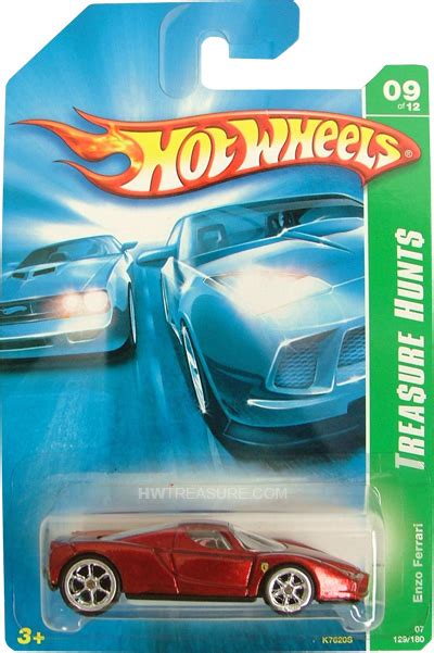 Nothing says hot wheels collecting quite like super treasure hunts. Enzo Ferrari Hot Wheels 2007 Super Treasure Hunt ...