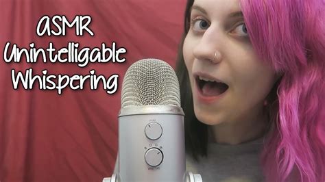 Binaural Asmr Unintelligable Whispering Youtube