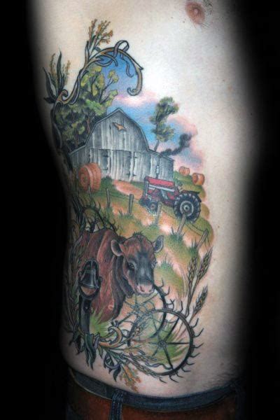 60 Farming Tattoos For Men Agriculture Design Ideas