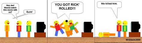 Roblox Comic Rick Roll By Rathtrainer On Deviantart