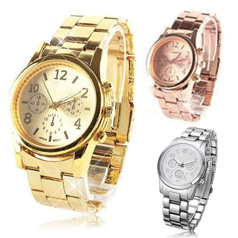 Geneva silicone watch unisex crystals rhinestones wrist watch medium size dial (navy blue). Geneva Watches for Women | Wardrobe Mag
