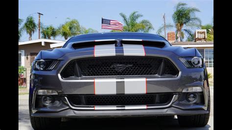2016 Mustang Gt Shelby Gt350 Stripes Youtube