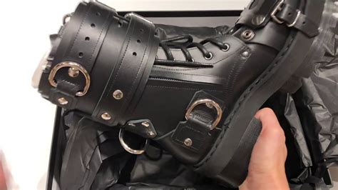 Vetements Bondage Buckled Leather Boots Unboxing Youtube