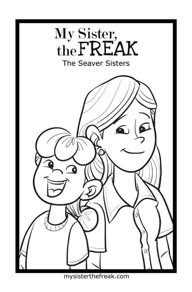 Adults who love to color. Big Sister Coloring Page at GetColorings.com | Free ...