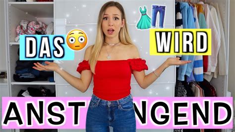 Bitte keine fanpost oder pr pakete zusenden! KLEIDER AUFRÄUMEN 🆘 Wie viele Off-Shoulder Tops habe ich ...