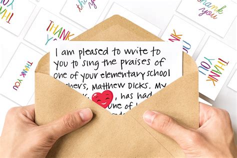 Appreciation Week Thank You Note To Parents From Teacher For T Bmp