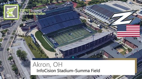 Infocision Stadiumsumma Field Akron Zips Football 2016 Youtube