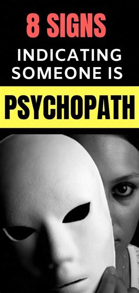8 Signs Indicating Someone Is A Psychopath Psychopath Medicine Book