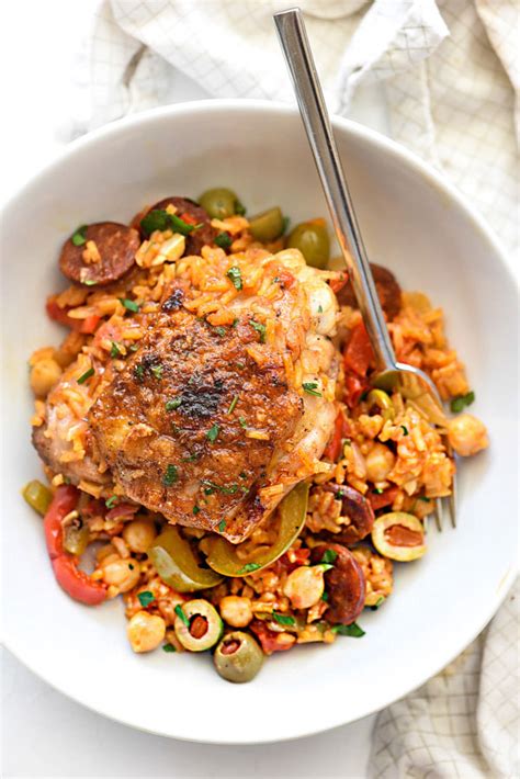 Starting at just $34.90 for 12 tip the mixture into a large roasting dish or other heatproof dish and nestle in the chicken. Spanish Chicken and Rice Recipe | foodiecrush.com