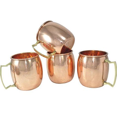 Dakshcraft ® Copper Moscow Mule Mug Set Of 4 Capacity 17 Oz 502 Oz Pr Pcs Moscow Mule