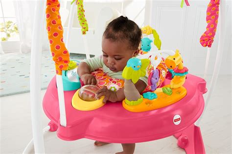 Fisher Price Jumperoo Baby Girl Jumper Bouncer Activity Seat Toys Sound