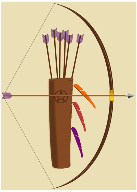 Free Bow And Arrow Clip Art Clipart Best