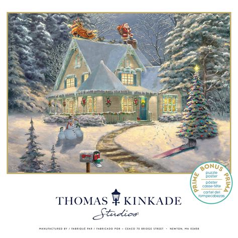 Ceaco Thomas Kinkade Disney Holiday Midnight Delivery Piece Jigsaw Puzzle