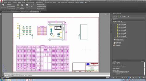 Autocad Electrical Working With Projects Youtube