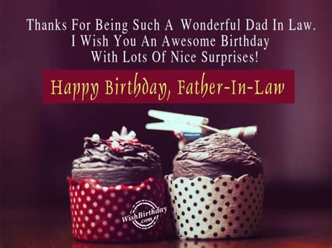 Can't find the right words for dad this father's day? Happy Birthday Father In Law - WishBirthday.com