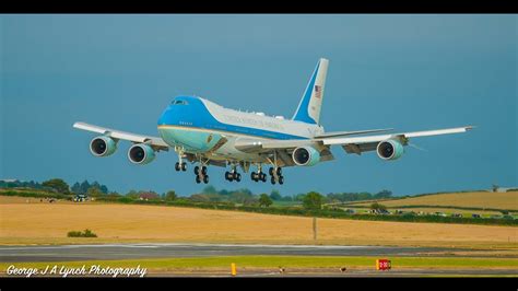 Nike air force 1 sneakers. Air Force One landing Prestwick Airport. - YouTube