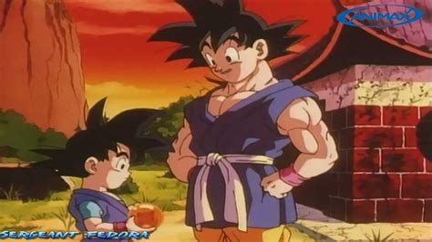 We all know that the dragon balls are. DBGT:Goku Öröksége - Goku Jr. találkozik Gokuval HUNDUB - YouTube