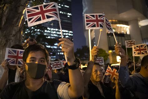 Hong Kong Protesters Rally At British Consulate Hong Kong News