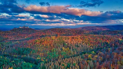 Bing Image Wartburg Castle Overlooking Thuringian Forest In Germany