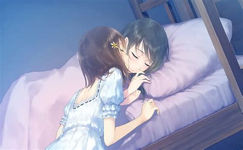 Kiss For Good Night Beauty New Anime Ladies Good Night Kiss Girl