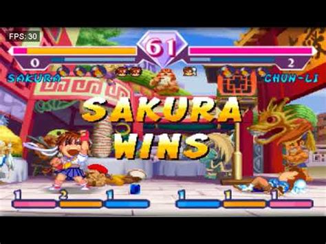 Sakura nova # 13 печеньки и дракон. Pocket Fighter Nova Sakura vs Chun Li - YouTube