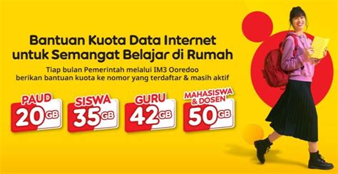 Selain kuota 14 gb, indosat ooredoo juga menyediakan gratis kuota 10 gb dengan jaringan 4g. Cara Cek Kuota Internet Gratis Kemendikbud untuk Pengguna ...