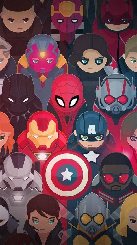 The avengers, avengers endgame, iron man. Avengers Cartoon Wallpapers - Wallpaper Cave