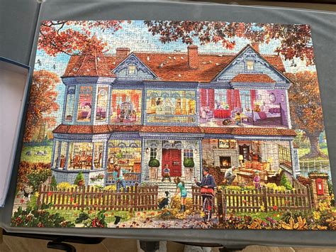 Gibsons 1000 Piece Jigsaw Puzzle Autumn Home Used Complete No Missing