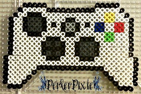 Xbox 360 Controller By Perlerpixie On Deviantart Perler Bead Patterns