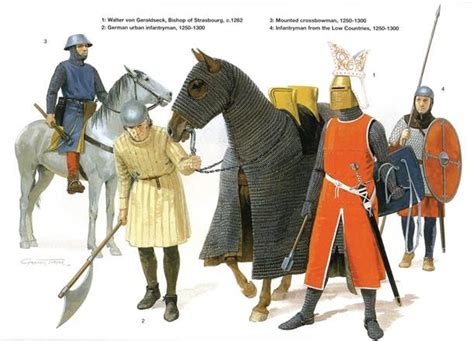 German Medieval Armies 10001300 Late 13th C Medieval History Of