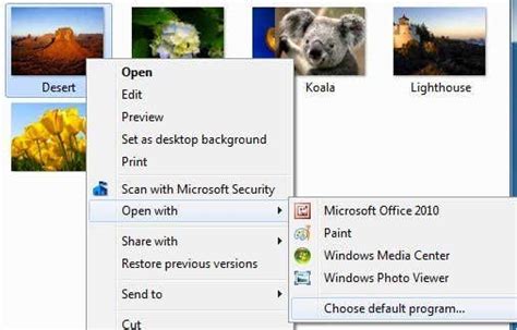 How To Change Default Picture Viewer In Windows