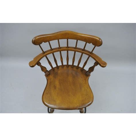 I requested someone further up ethan allen to make your customers extremely satisfied you need to check the furniture order and. Ethan Allen Heirloom Nutmeg Maple Birch Wood Swivel Bar ...