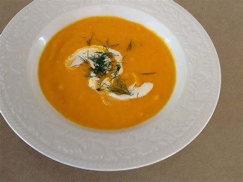 Chilled Carrot And Orange Soup