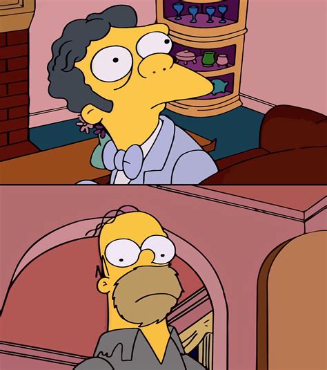 The Simpsons Moe And Homer Hd Template Meme Example In Comments