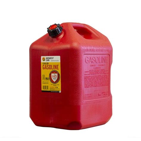 Bostwick Braun Hardware Midwest Can 6610 Gas Can 6 Gal Capacity 16