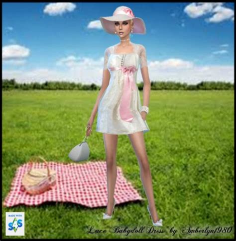 Lace Babydoll Set At Amberlyn Designs Sims 4 Updates