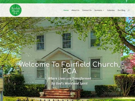 New Church Website Fairfield Church Pca