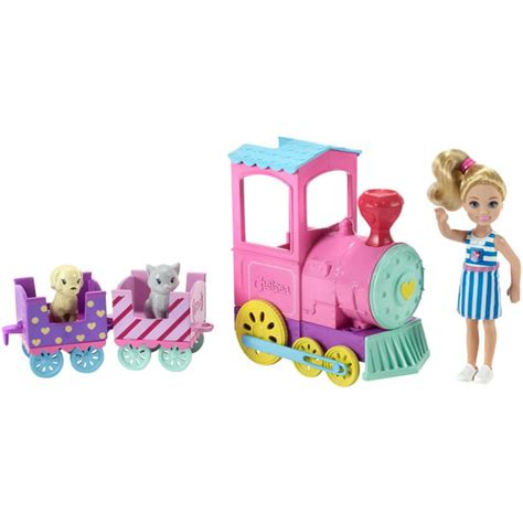 Barbie Club Chelsea Doll And Choo Choo Train Playset