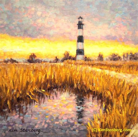 Kim Stenbergs Painting Journal Bodie Island Lighthouse Outer Banks