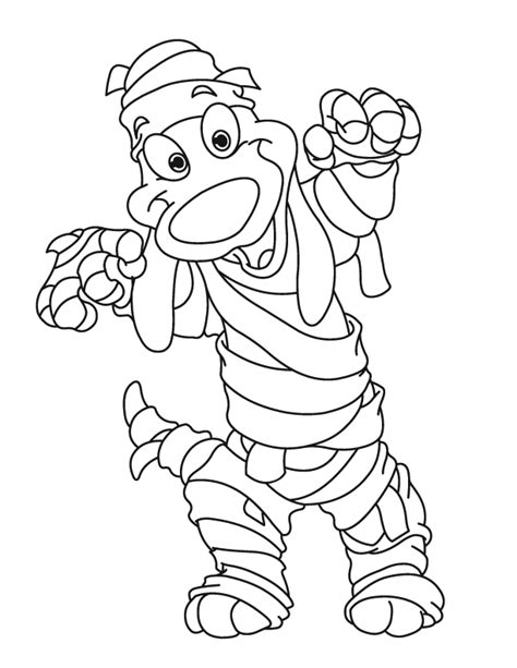 If you enjoy coloring, you might be sad when finishing a coloring page and feel like you have nothing to do with the page. Cute Halloween Mummy Coloring Pages - GetColoringPages.com