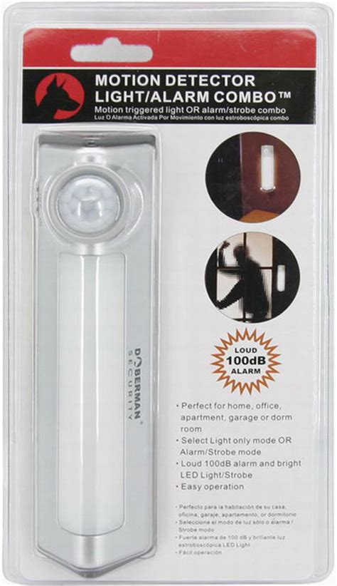 .alarm motion sensor alarm detector with night light motion detector light alarma combo. Motion Detector Light/Alarm Combo