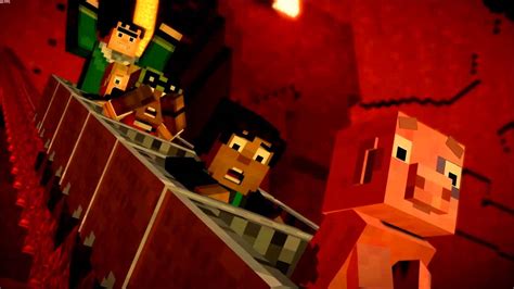 Another Funny Scene In Minecraft Story Mode Again Youtube