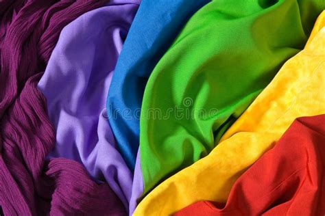 Colorful Fabrics Stock Photo Image Of Colors Fabrics 12954894