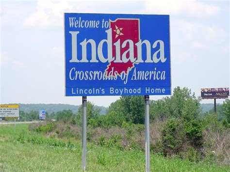 Indiana State Welcome Sign A Photo On Flickriver
