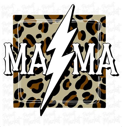 Mama Png Mama Sublimationleopard Print Png Cheetah Print Etsy